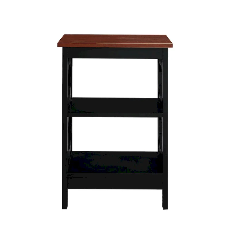 Convenience Concepts Omega End Table with Shelves