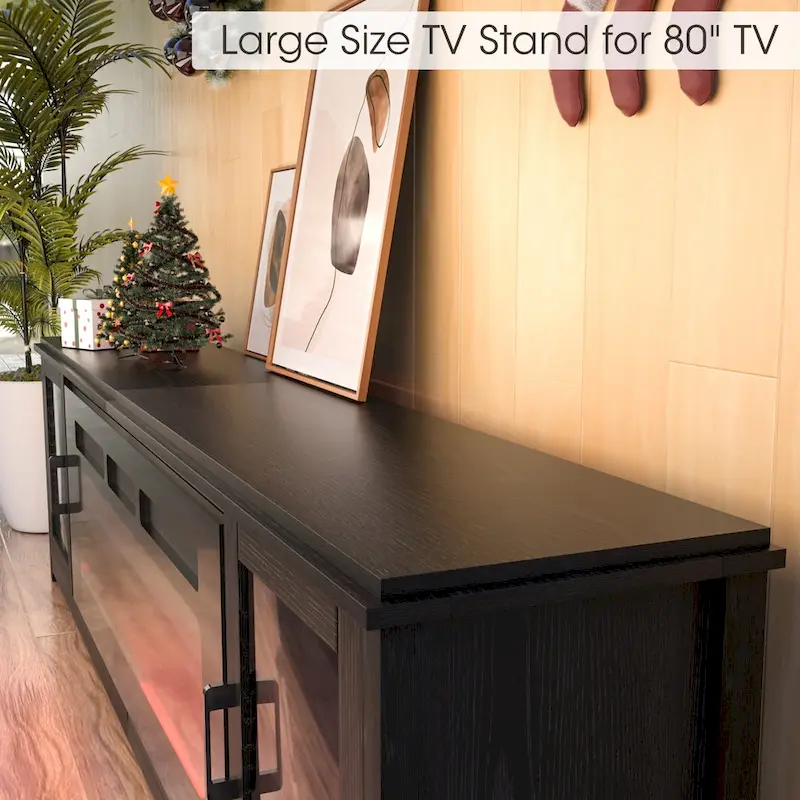 80 Modern Electric Fireplace TV Stand