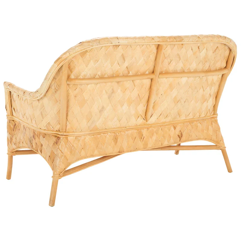 SAFAVIEH Marfisa Woven Sofa Bench - 52 W x 24 D x 33 H - 52Wx24Dx33H