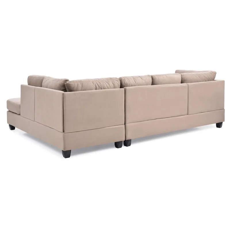 Gallant Microsuede Sectional Sofa