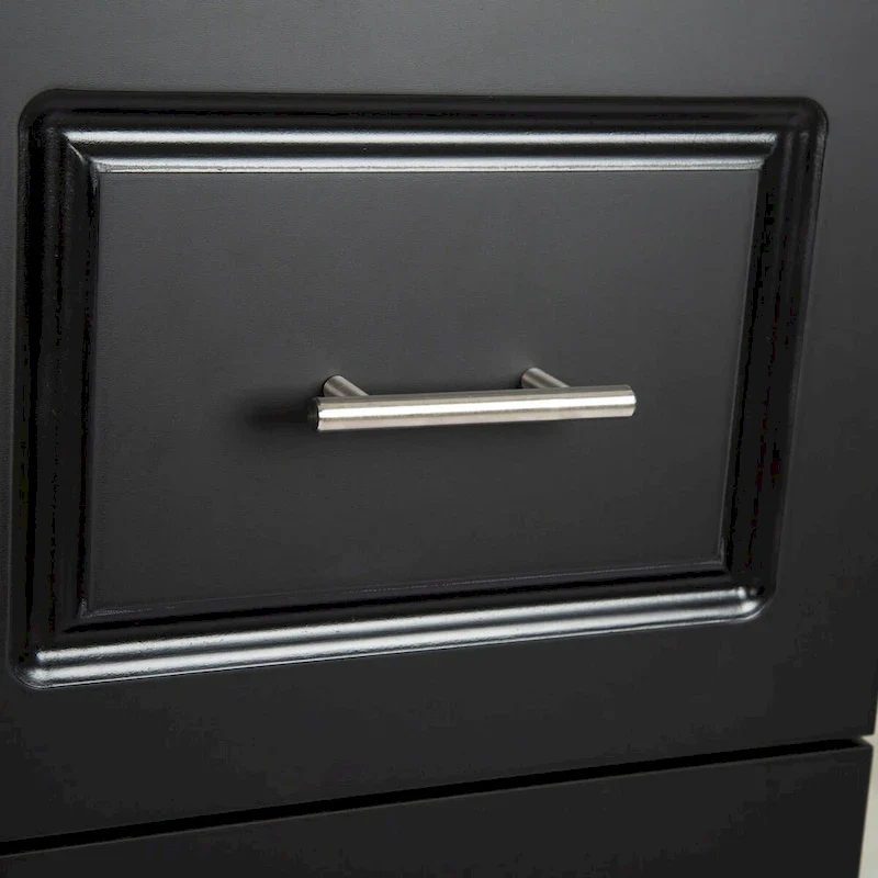 Mobile Kitchen Island & Kitchen Cart,With Extendable Rubber Wood Top and 3 Drawers - 53.93  (L) x 17  (W) x 36.22  (H