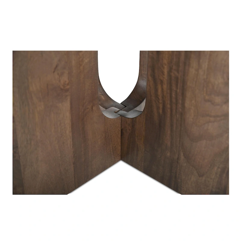 NADAAL STUDIOS Brelline, Round Dining Table With Cross Legs - 48W x48D x30H