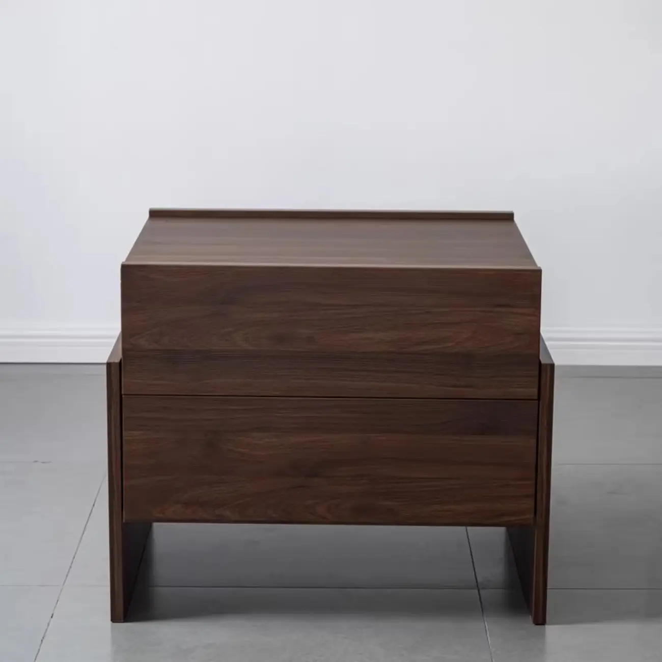 Modern Wood Drawer Storage Nightstand for Bedroom