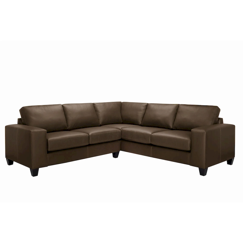 Paulina Top-grain Italian Leather Sectional Sofa