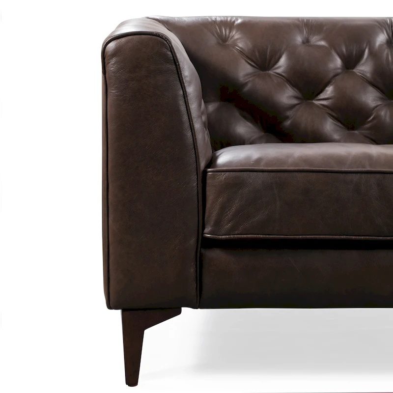 Poly & Bark Essex 89 Sofa - Full Grain Genuine Italian Leather