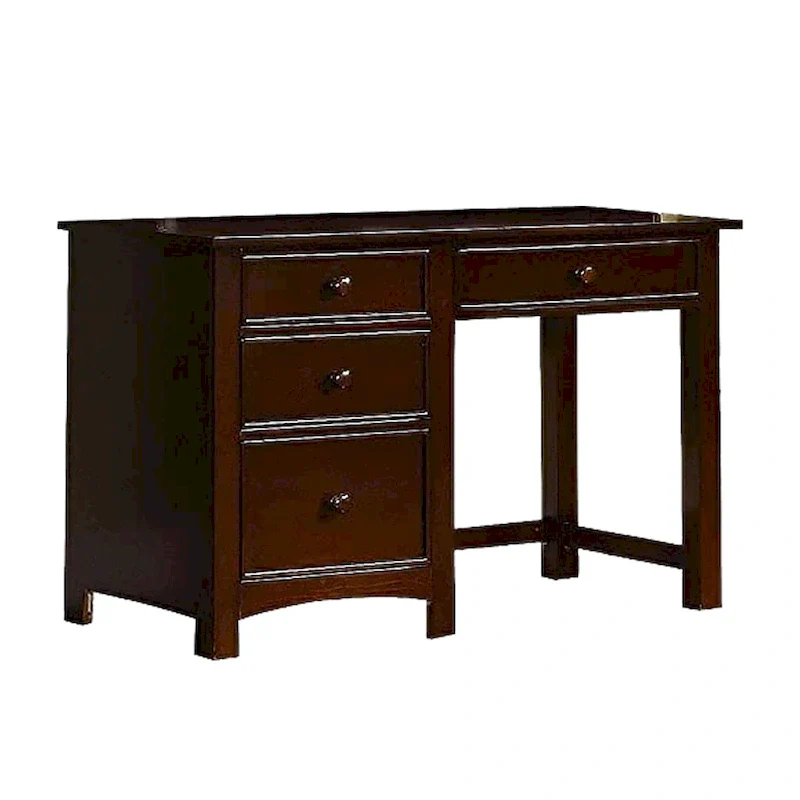 Wooden Desk with Four Drawers