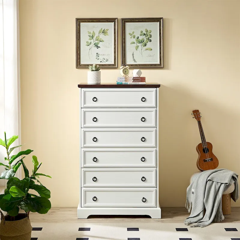Modern 6-Drawer Dresser Closet Organizers for Bedroom