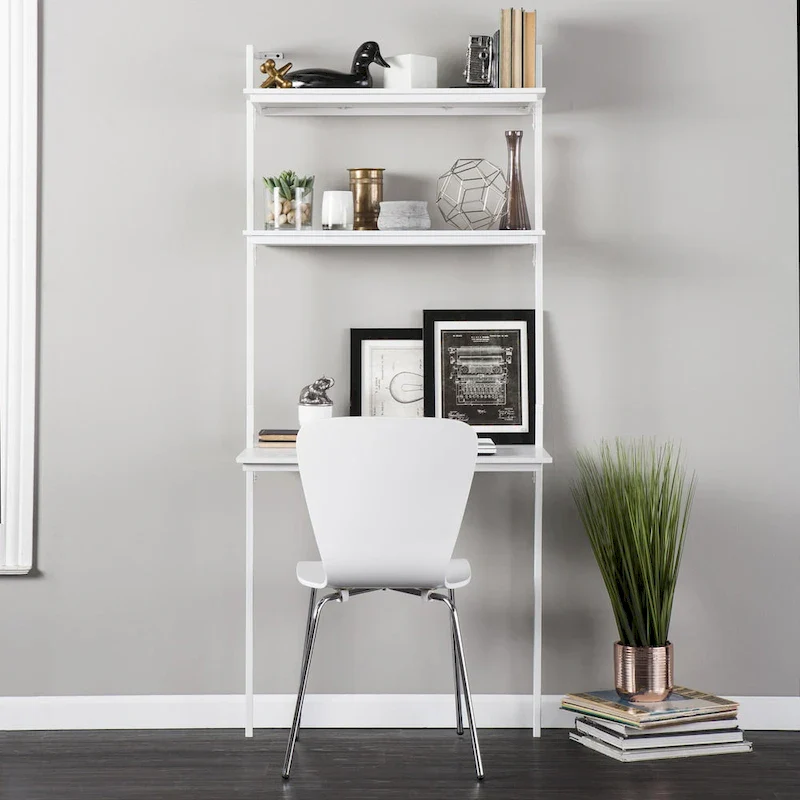 SEI Furniture Haeloen Wall Mount Desk - White