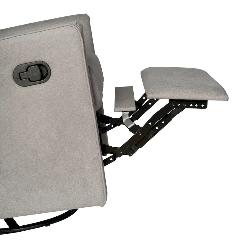 Manual Rocking Recliner Chair with Swivel and Gliding Motion