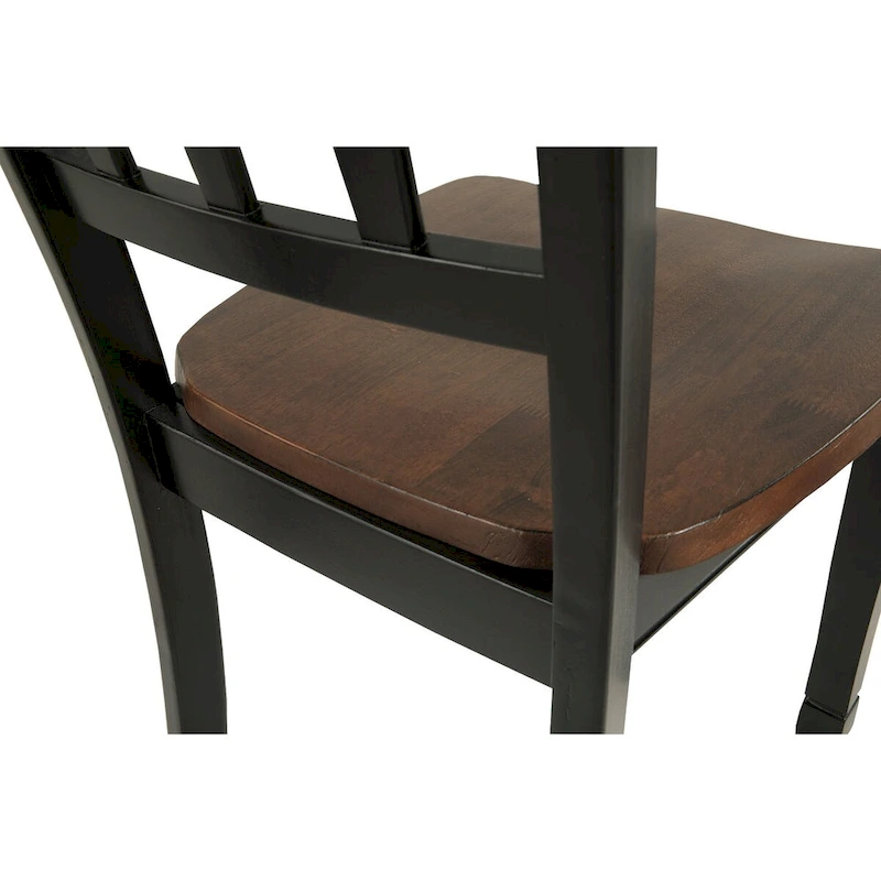 Signature Design by Ashley Owingsville Black/Brown 7-Piece Dining Package