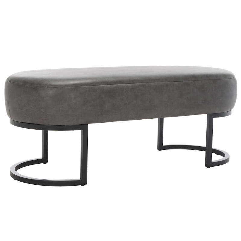 SAFAVIEH Home Collection Bellezza Oval Bench - 50 W x 20 D x 19 H