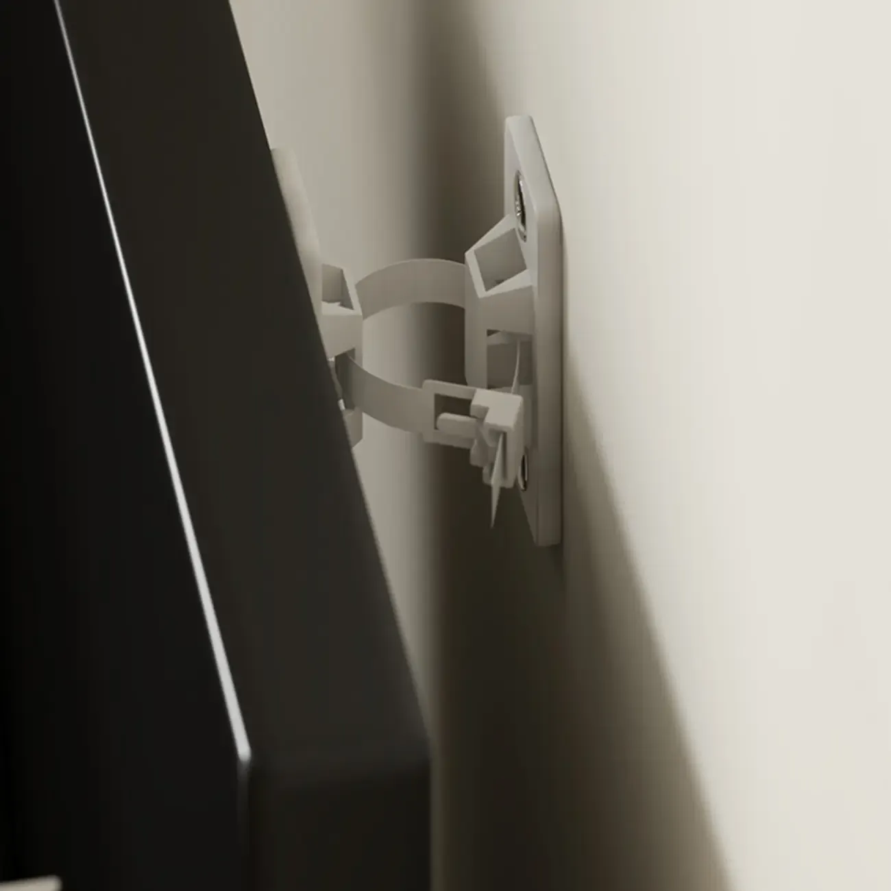 Black Wood Tree-Shaped Vertical Display Bookcase