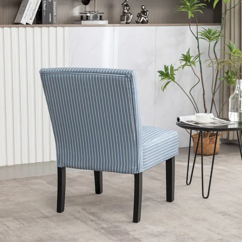 Roundhill Furniture Botticelli Upholstered Slipper Accent Chair