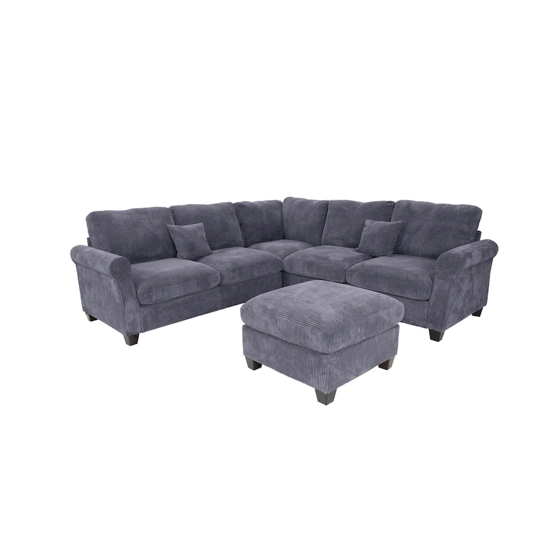 Poundex 4-pcs Sectional