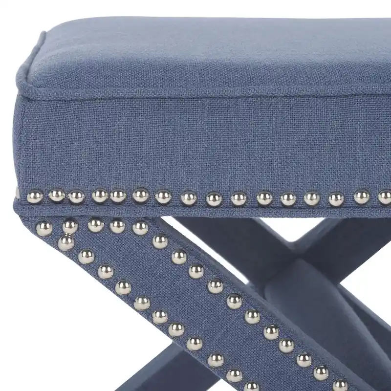SAFAVIEH Shavonne X-Bench Ottoman