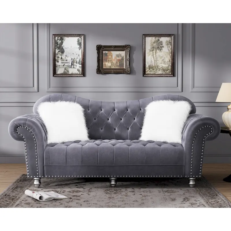 Luxury Classic America Chesterfield Tufted Back Sofa