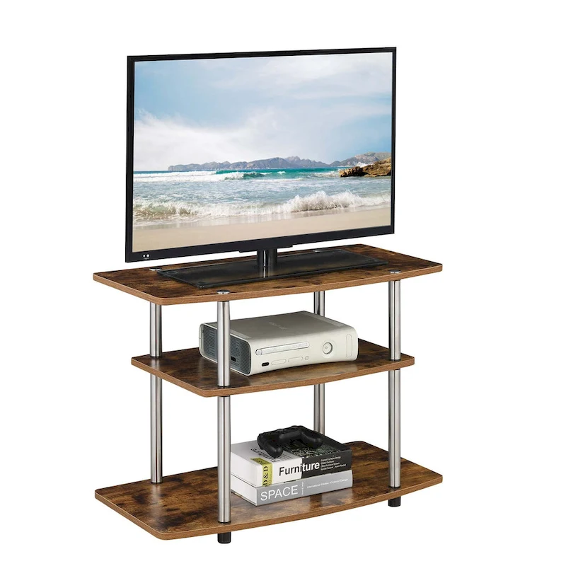 Convenience Concepts Designs2Go No Tools 3 Tier TV Stand