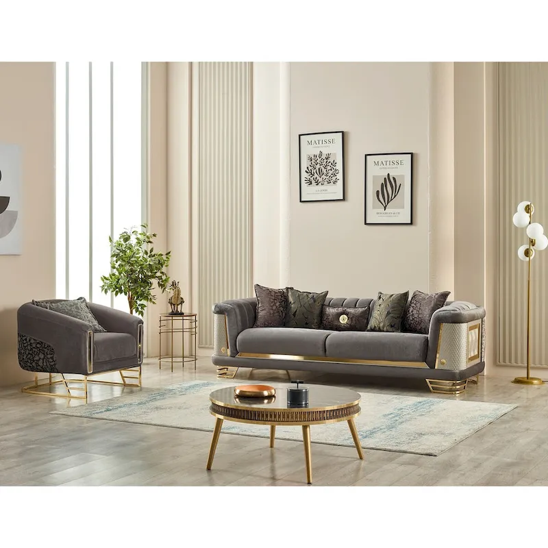 Riga 3-piece Living room Set (1 Sofa & 1 Loveseat & 1 Chair)