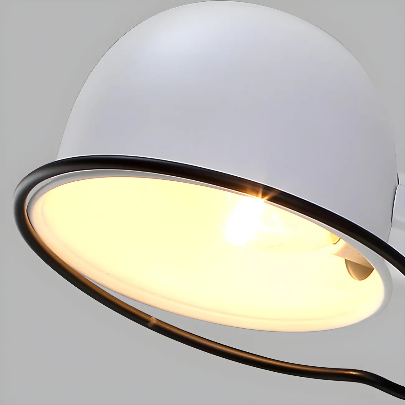 Industrial Metal Swing Arm Bowl Shade Wall Light