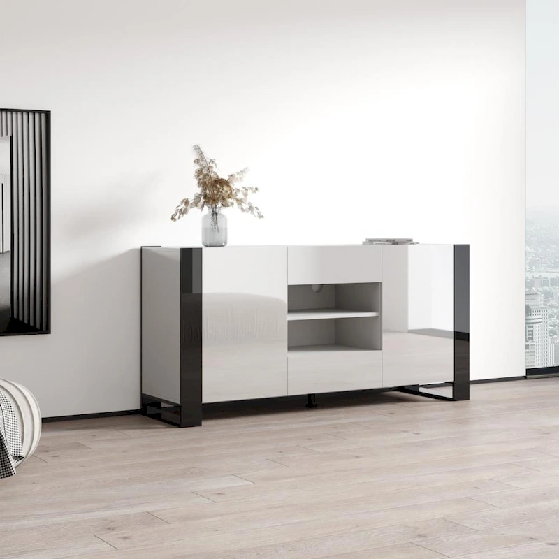 Woody Modern 64.5-inch Sideboard Buffet