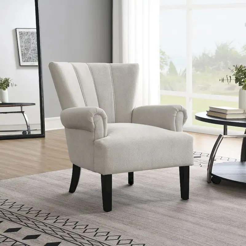 Modern Fabric Accent Living Room Chairs