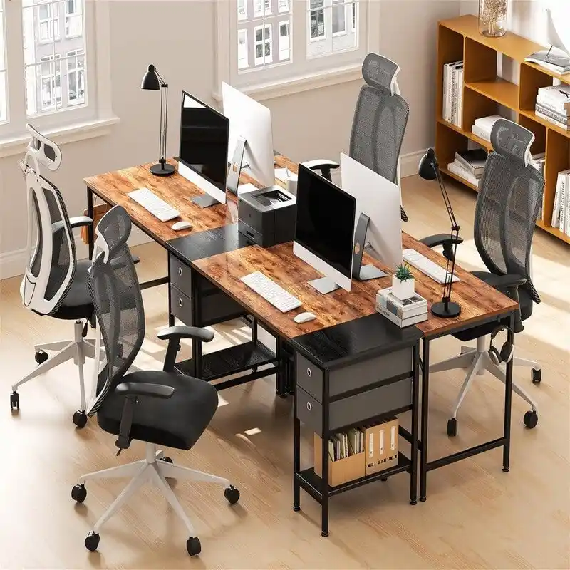 Computer Desk with Drawers 47