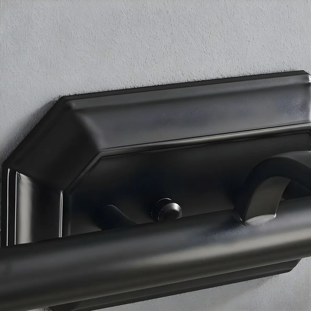 Modern Metal Bathroom Vanity Light with Frosted Glass