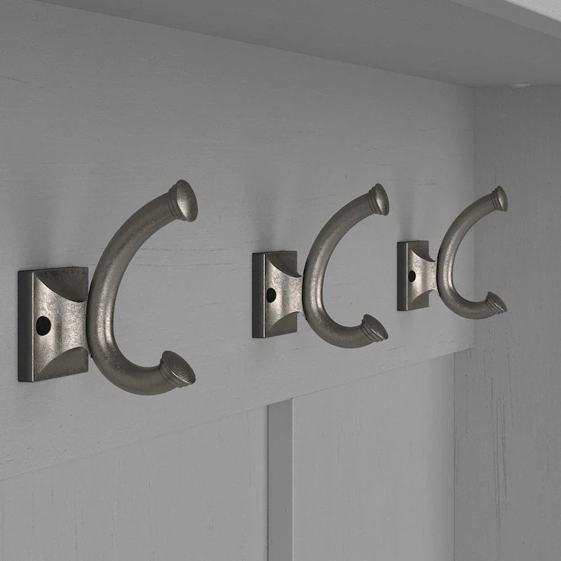 40W Hall Tree and Shoe Bench with Shelves