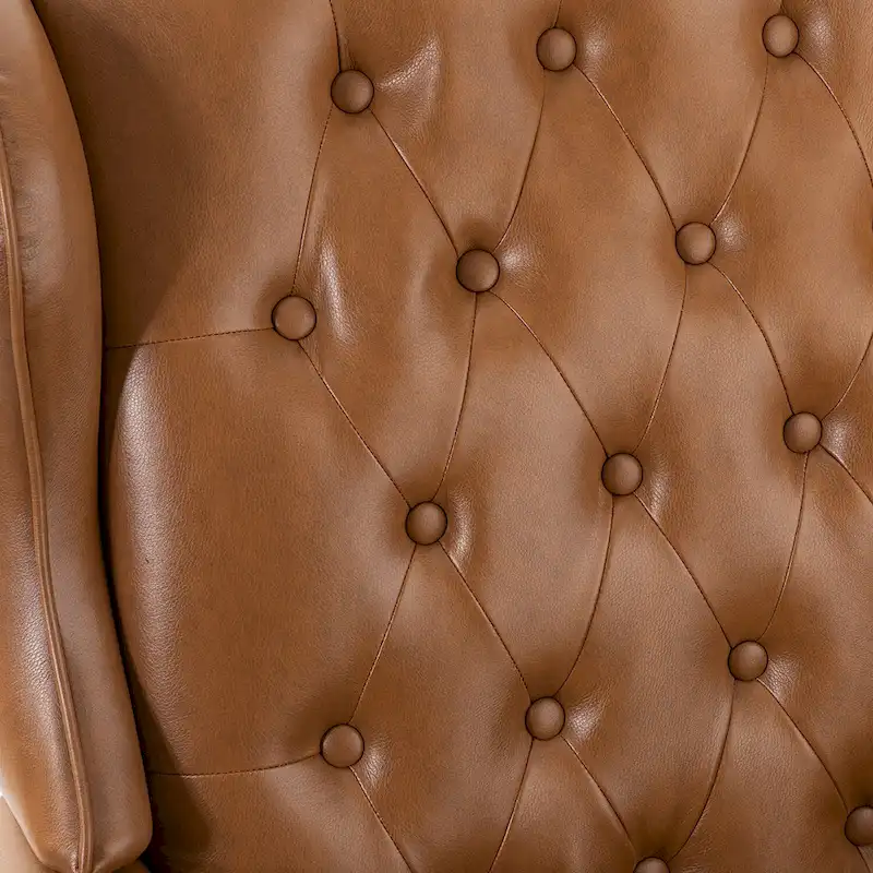 Maximiliano Modern Swivel Executive Chair with Tufted Back by HULALA HOME