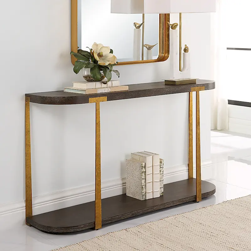 Uttermost Palisade Wood Console Table - 54 W X 30 H X 14 D (in)