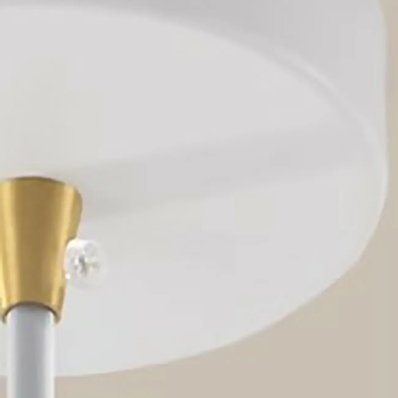 Modern White Metal Bowl Adjustable Kitchen Pendant Light