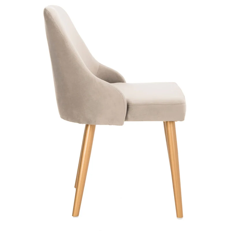 Nobie 18.3 Upholstered Dining Chair - Grey / Gold (Set of 2) - 21 x 22 x 31 - 21Wx22Dx31H