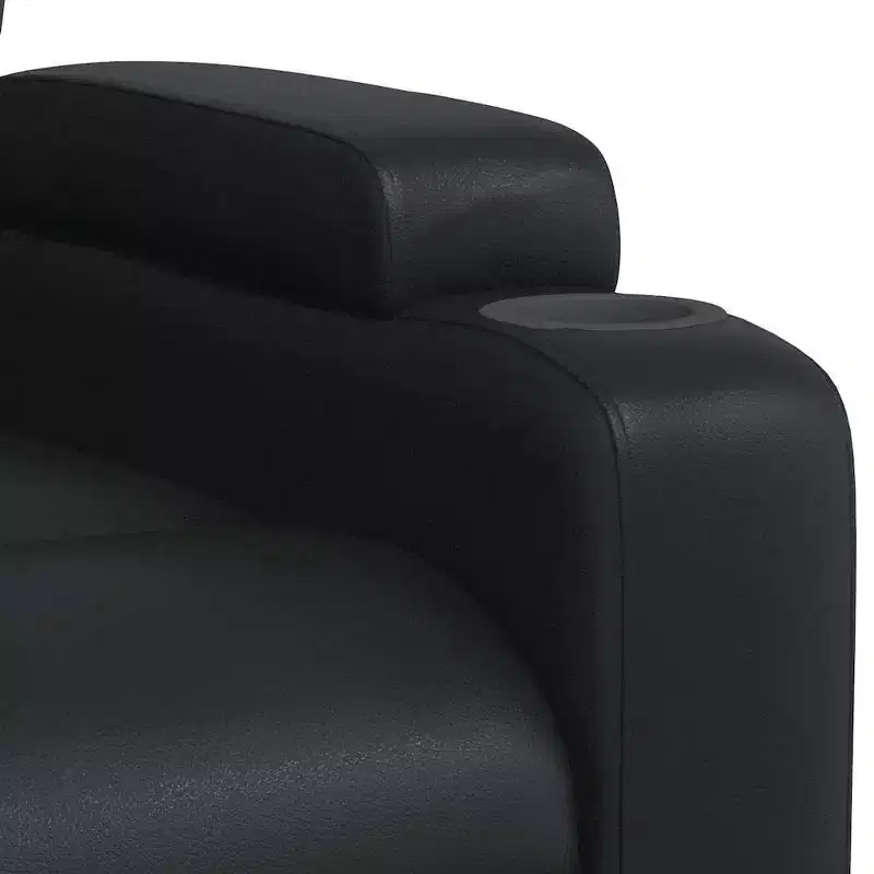 vidaXL Massage Recliner Chair Cream Faux Leather