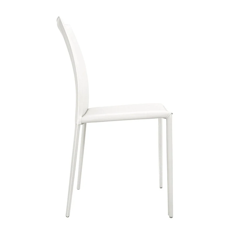 Lynda Mid-Century Modern Bonded Leather Dining Chair