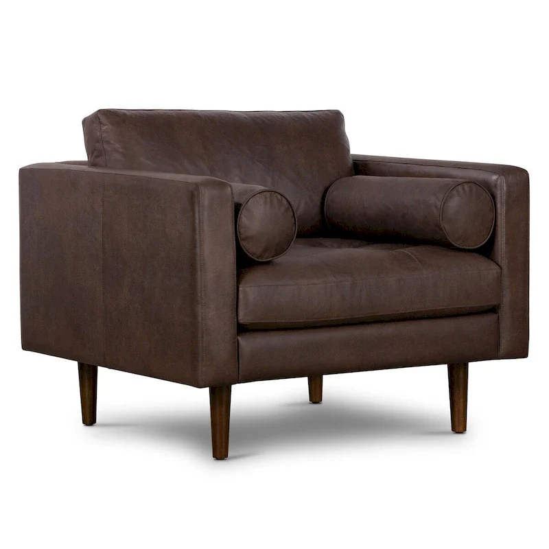 Napa Lounge Chair - Genuine Italian Leather