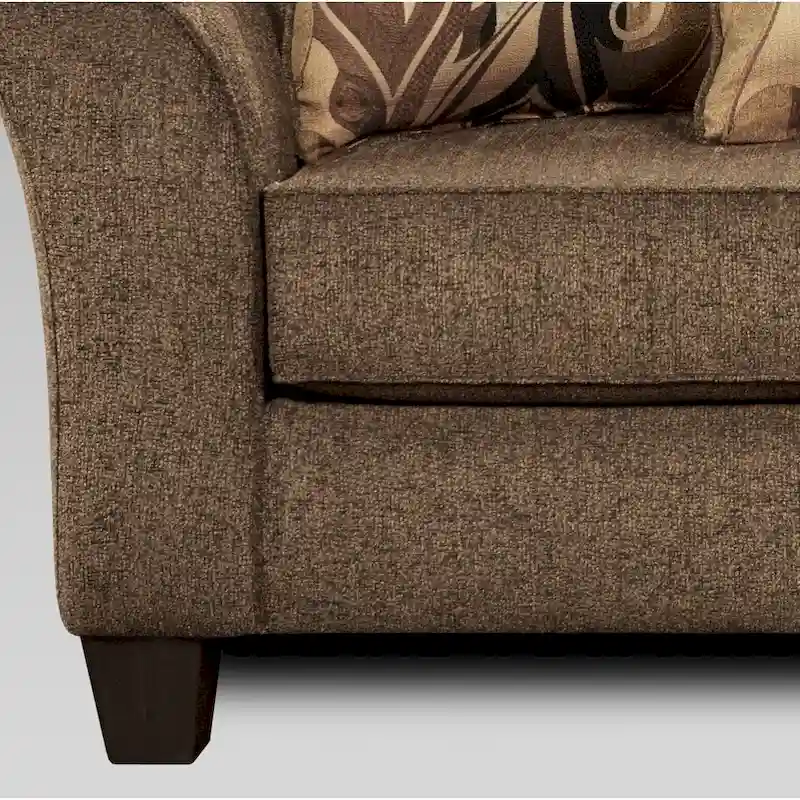 Roundhill Furniture Camero Fabric Pillowback Sofa