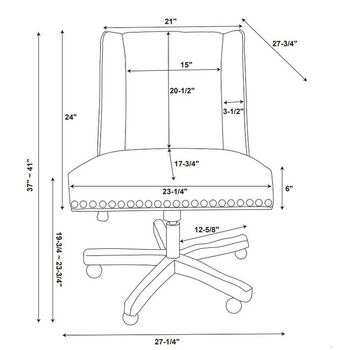 Brown & White Cow Print Plush Office Chair
