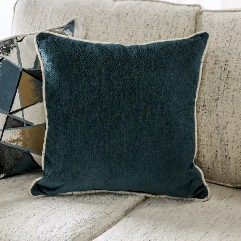 Mecia Transitional Chenille Rolled Arms 2-Piece Sofa Set by Furniture of America