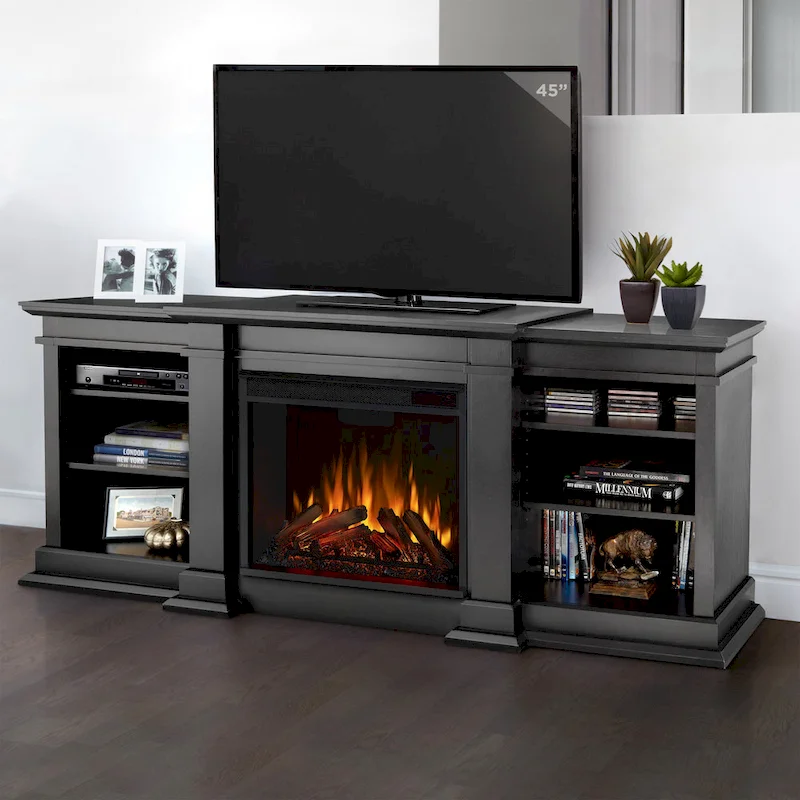 Fresno 72  Media Electric Fireplace by Real Flame