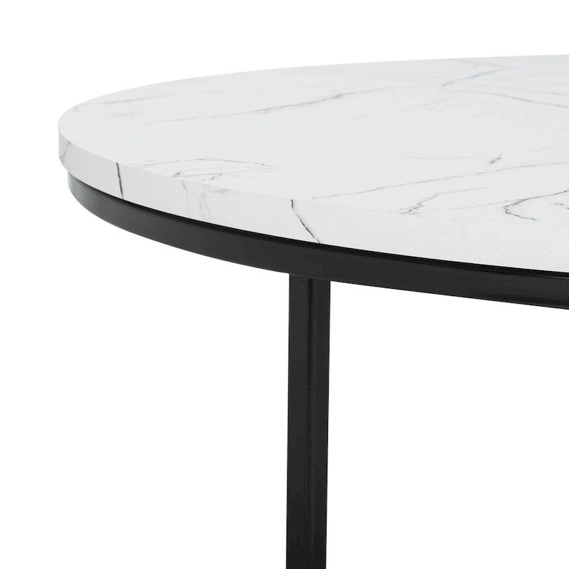 SAFAVIEH Alverda Marble Coffee Table - 35 W x 35 D x 19 H - 35Wx35Dx19H