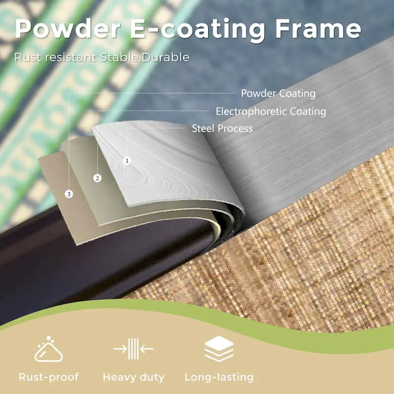 Namatota 3-piece Padded Sling Swivel Bar Stools and Table Set by Havenside Home