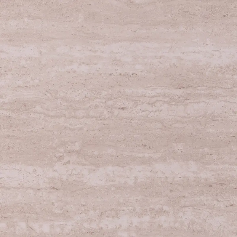 SEI Furniture Aldea Modern Round Side Table with Faux Marble Top and Faux Wood Shelf