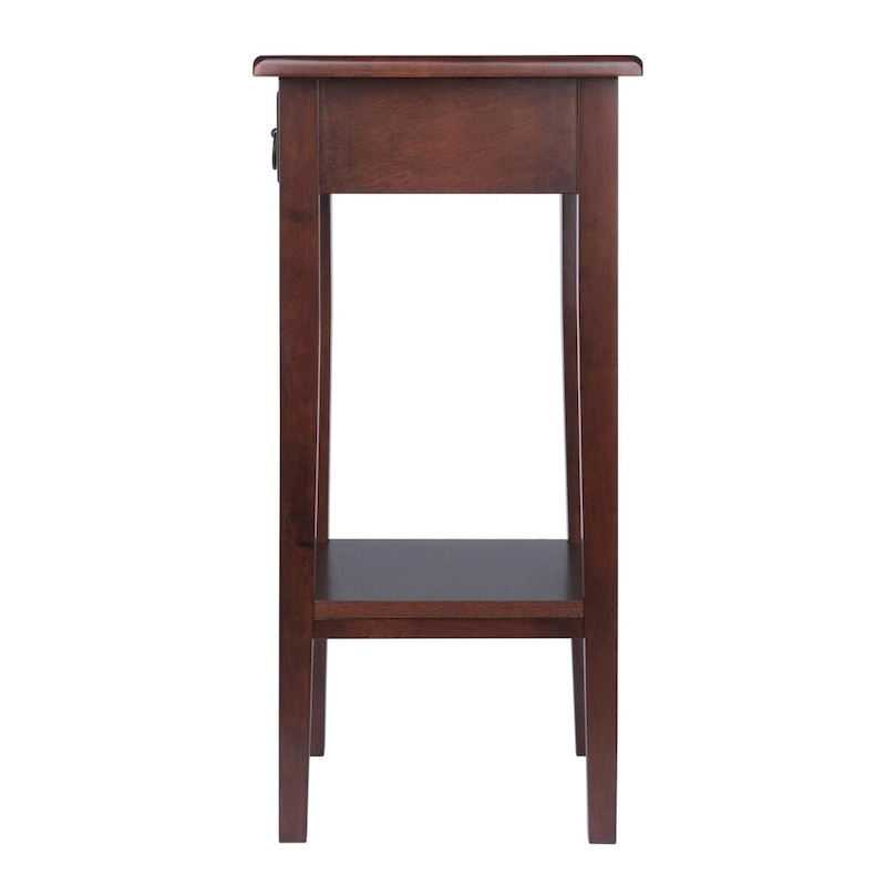 Regalia Accent, Side Table, Walnut - 17W x 14D x 29.50H