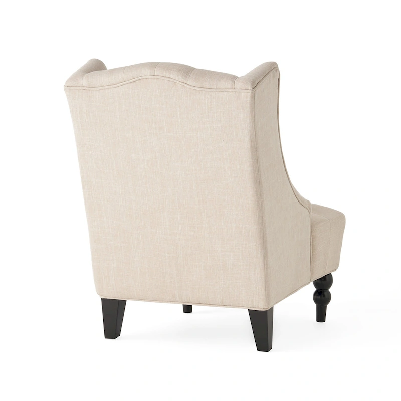 Christopher Knight Home Toddman Tufted High-Back Club Chair - 27.25 L x 33.75 W x 38.50 H