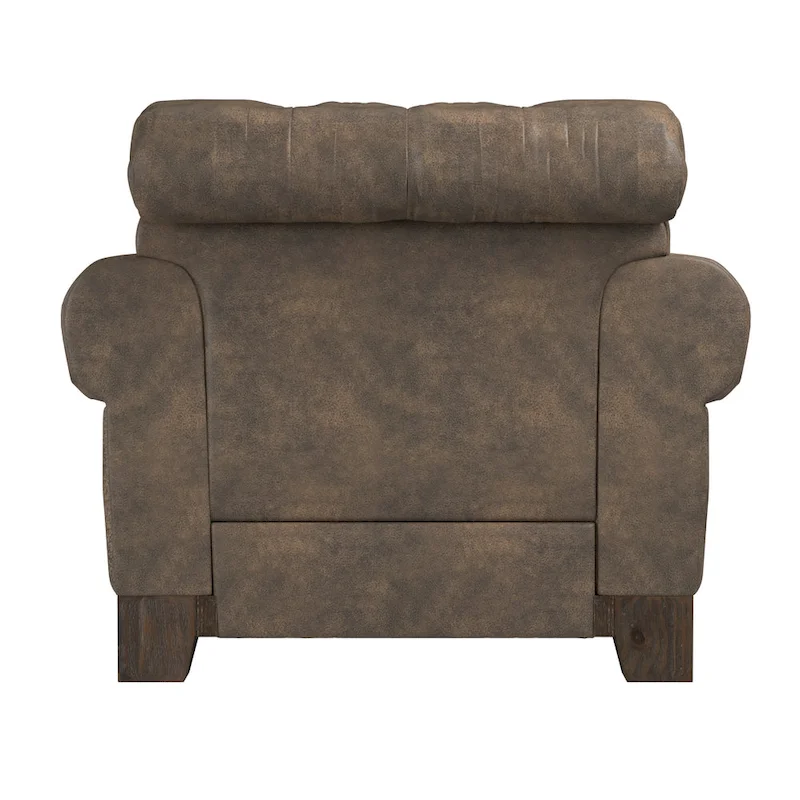 Greenwich Tufted Scroll Arm Nailhead Chesterfield Chair by iNSPIRE Q Artisan