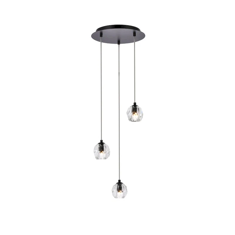 Ella 12-Inch 3-Lights Pendant - N/A