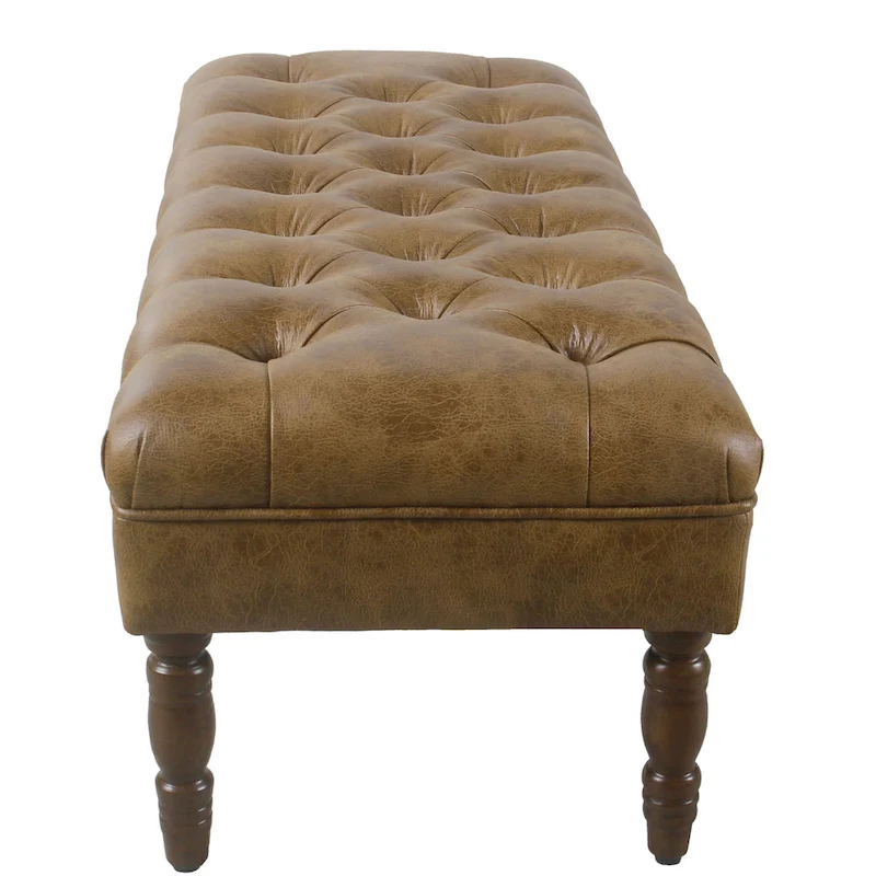 HomePop Classic Tufted top Upholstered Bench