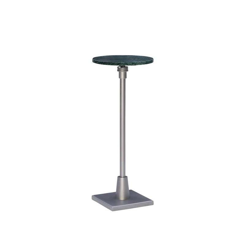 Blythe Adjustable Drink Table with Marble Top