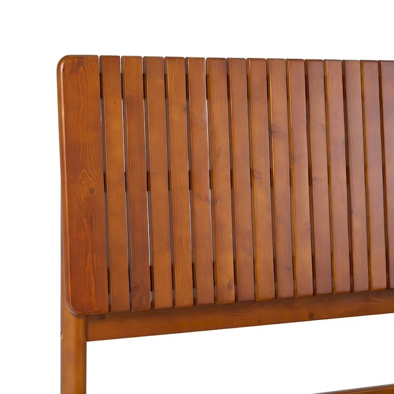 Middlebrook Designs Slatted Headboard Modern Queen Bed