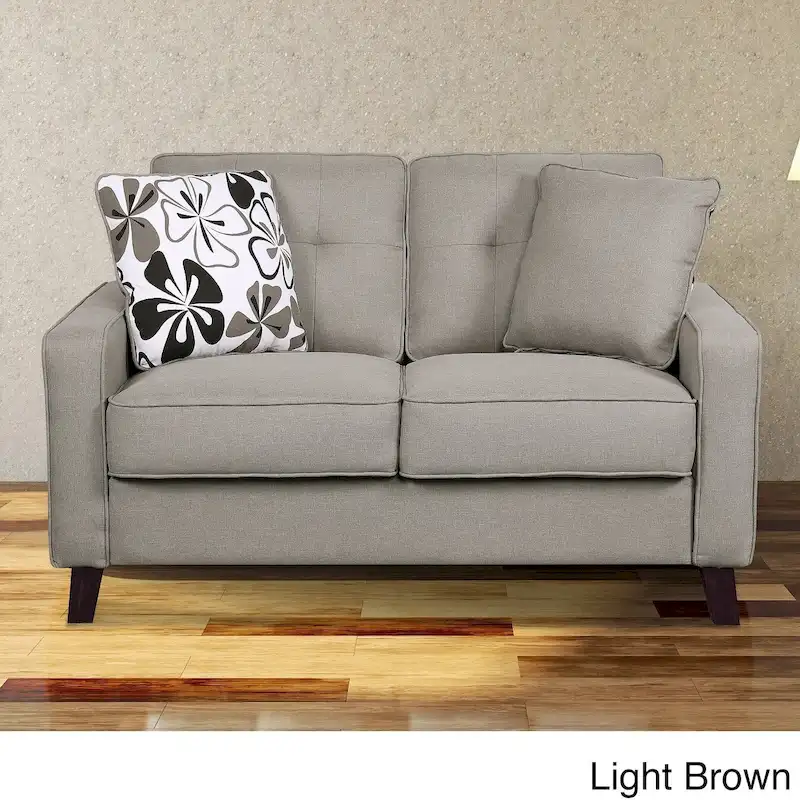 Mid-century Fabric Loveseat